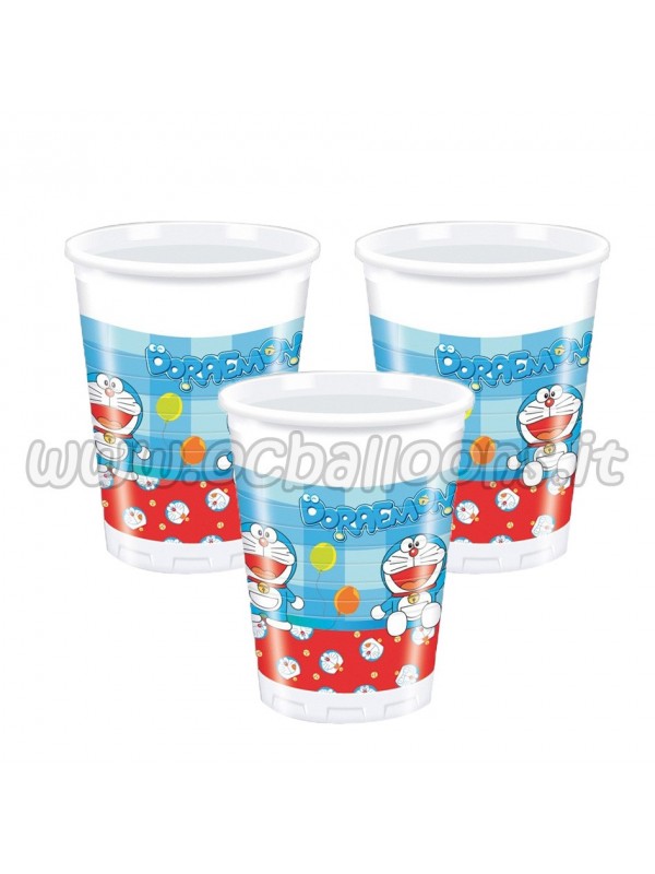 Bicchieri Doraemon 20o cl  10pz