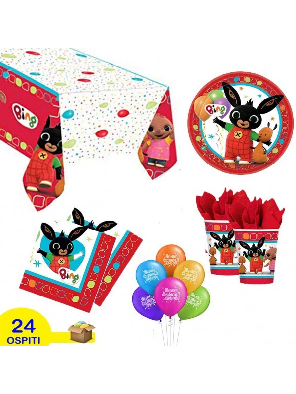 COMPONI il tuo Kit Compleanno Personalizzato Festa BING con nome ed età